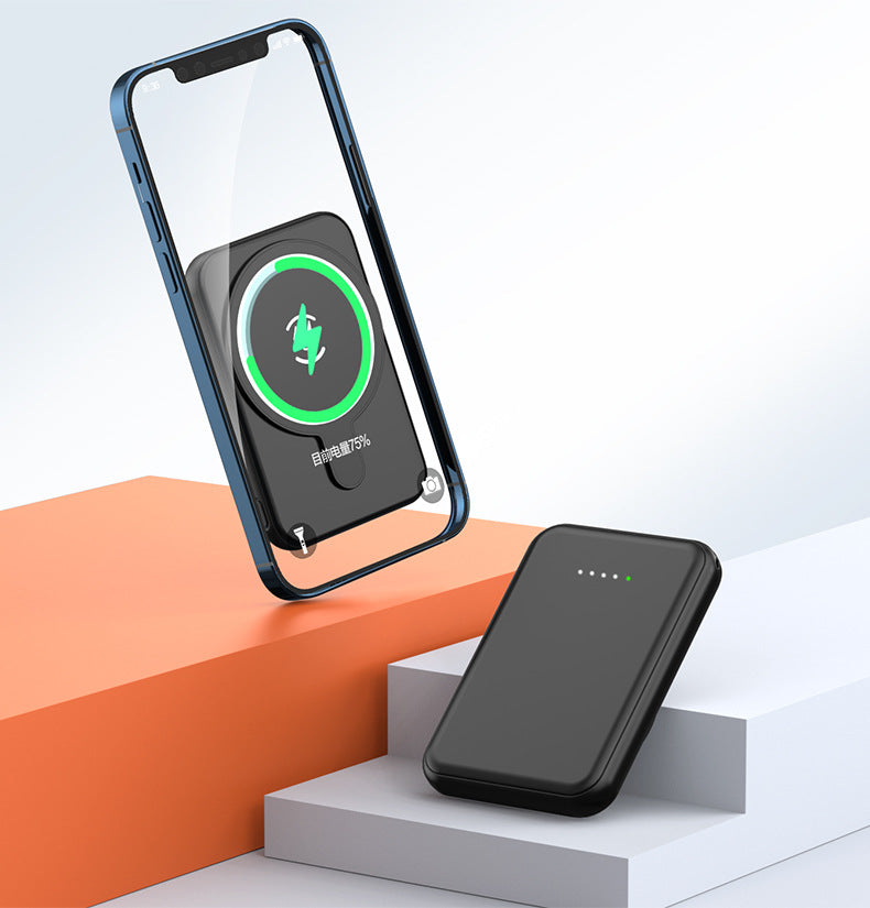 MagCharge Mini – Trådlös Magnetisk Powerbank med Snabbladdning - Inizo
